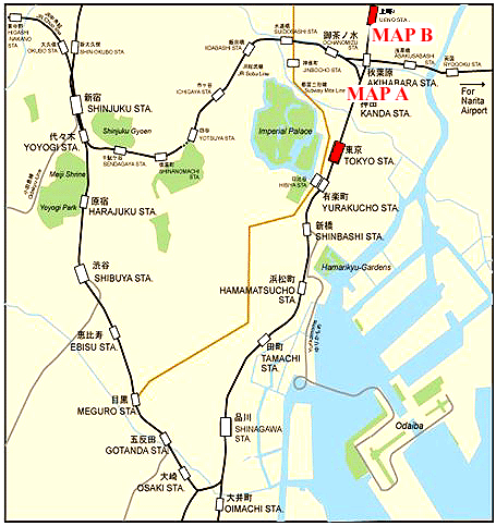 Tokyo map
